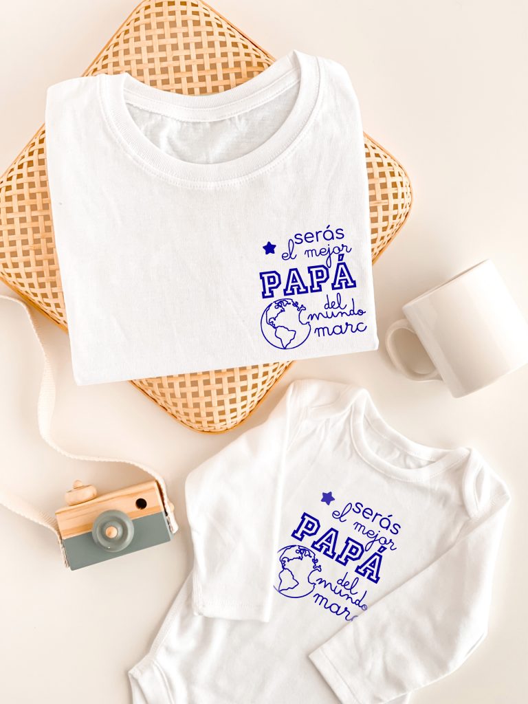 Pack camisetas o body día del padre Hilo Creations