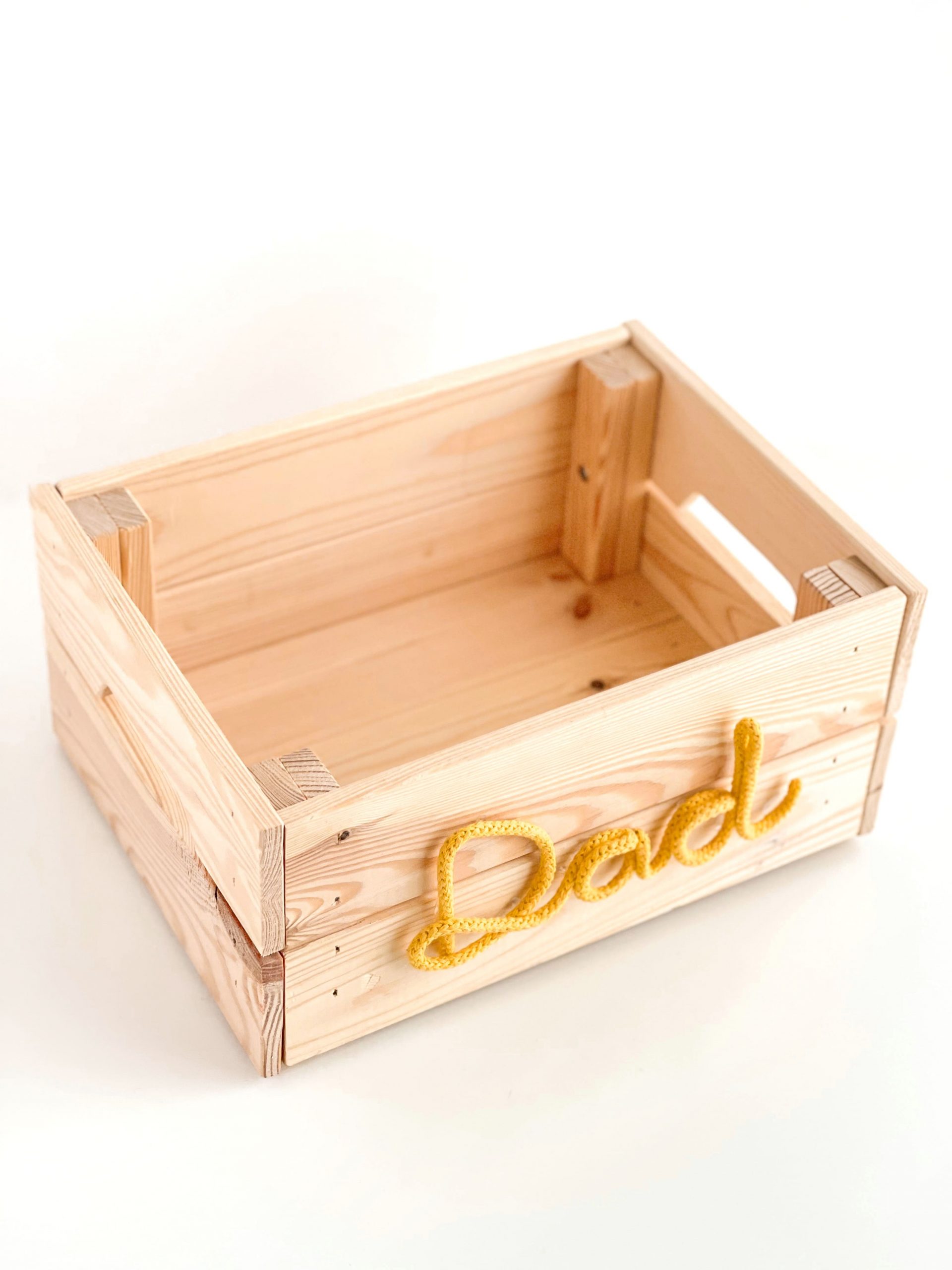 Cajita madera para papá - Hilo Creations