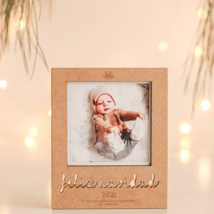 Imán foto Polaroid Navidad