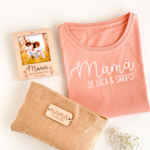 Pack Día de la madre (Camiseta + Bolso + marco personalizado)