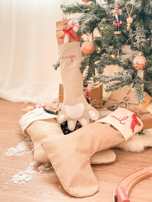 Calcetín Navidad mascota