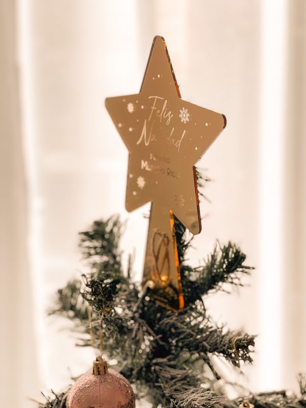 estrella árbol navidad shine