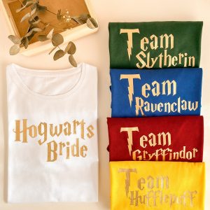 Camisetas despedida TEAM HOGWARTS ( 4 COLORES )