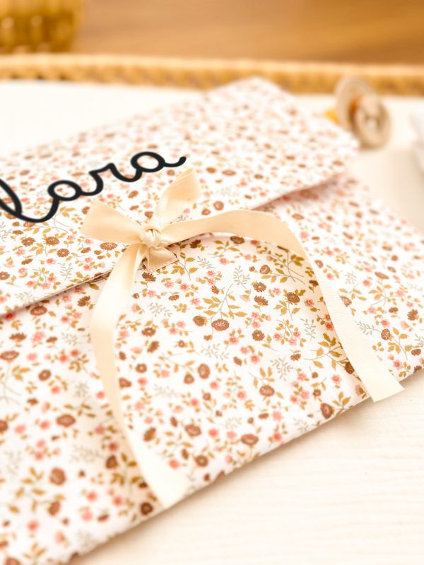 bolsa muda flores personalizada