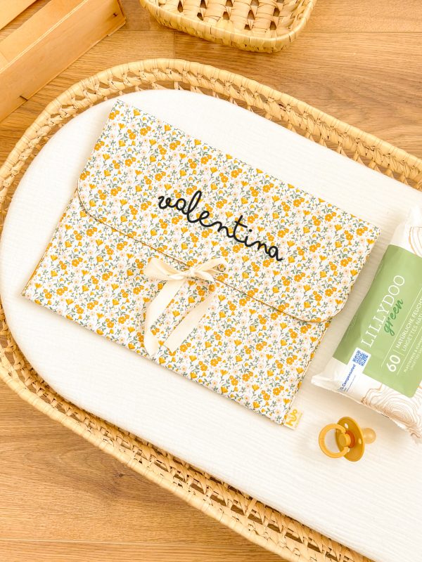 bolsa muda flores personalizada