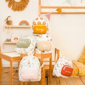 Mochila estampado bolsillo