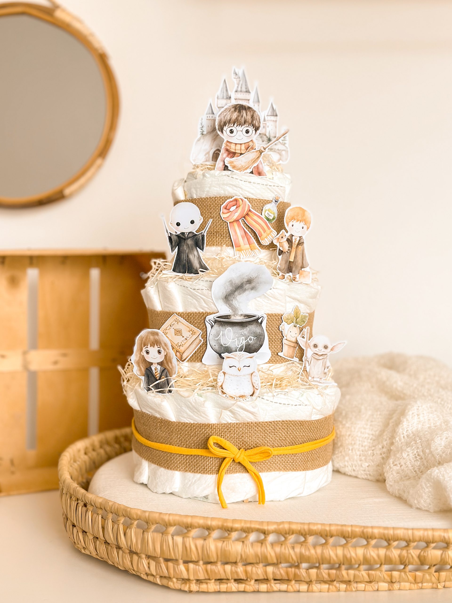 tarta de pañales harry dodot