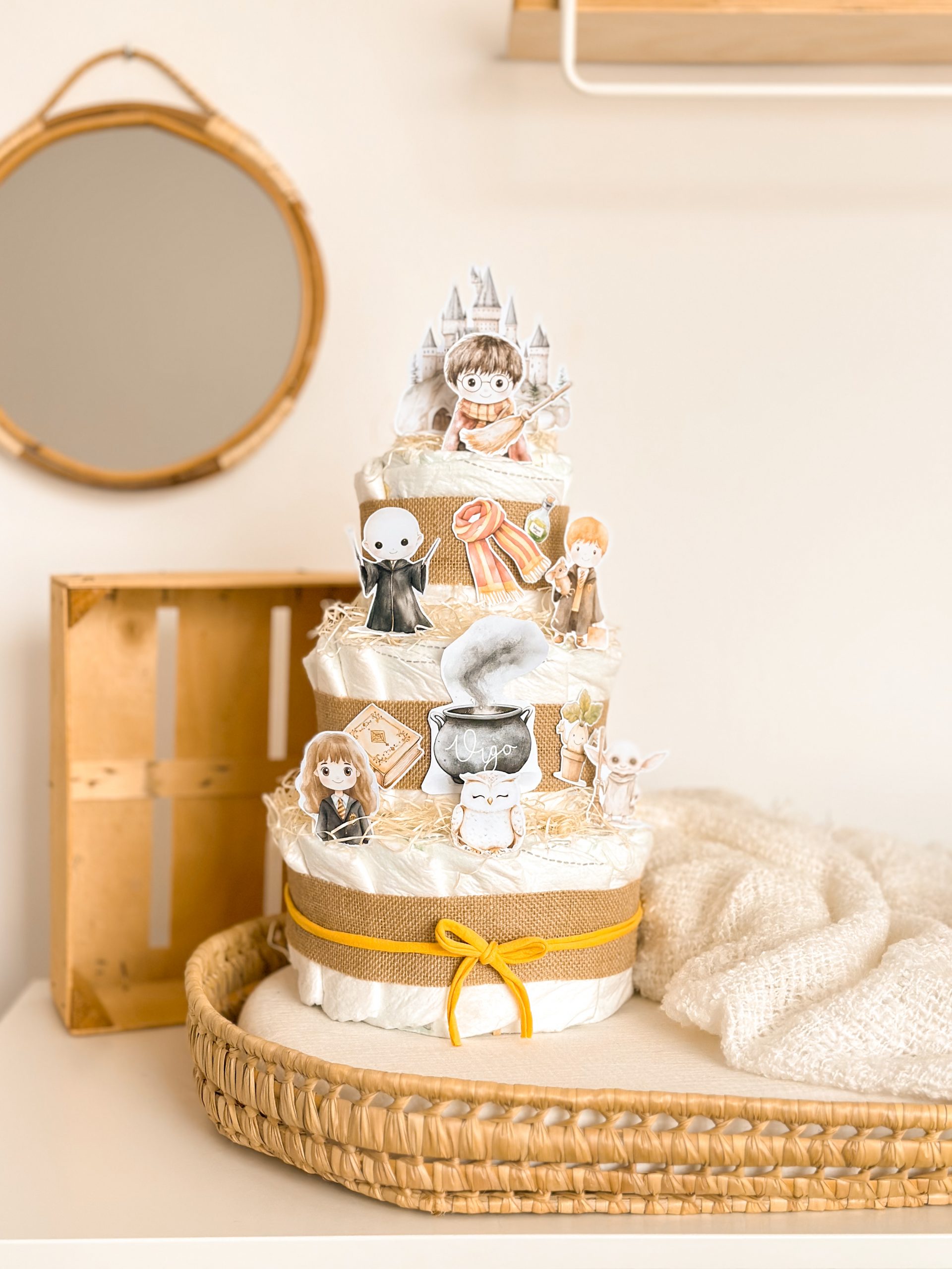 tarta de pañales harry dodot