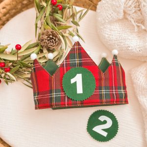 Corona cumpleaños Navidad