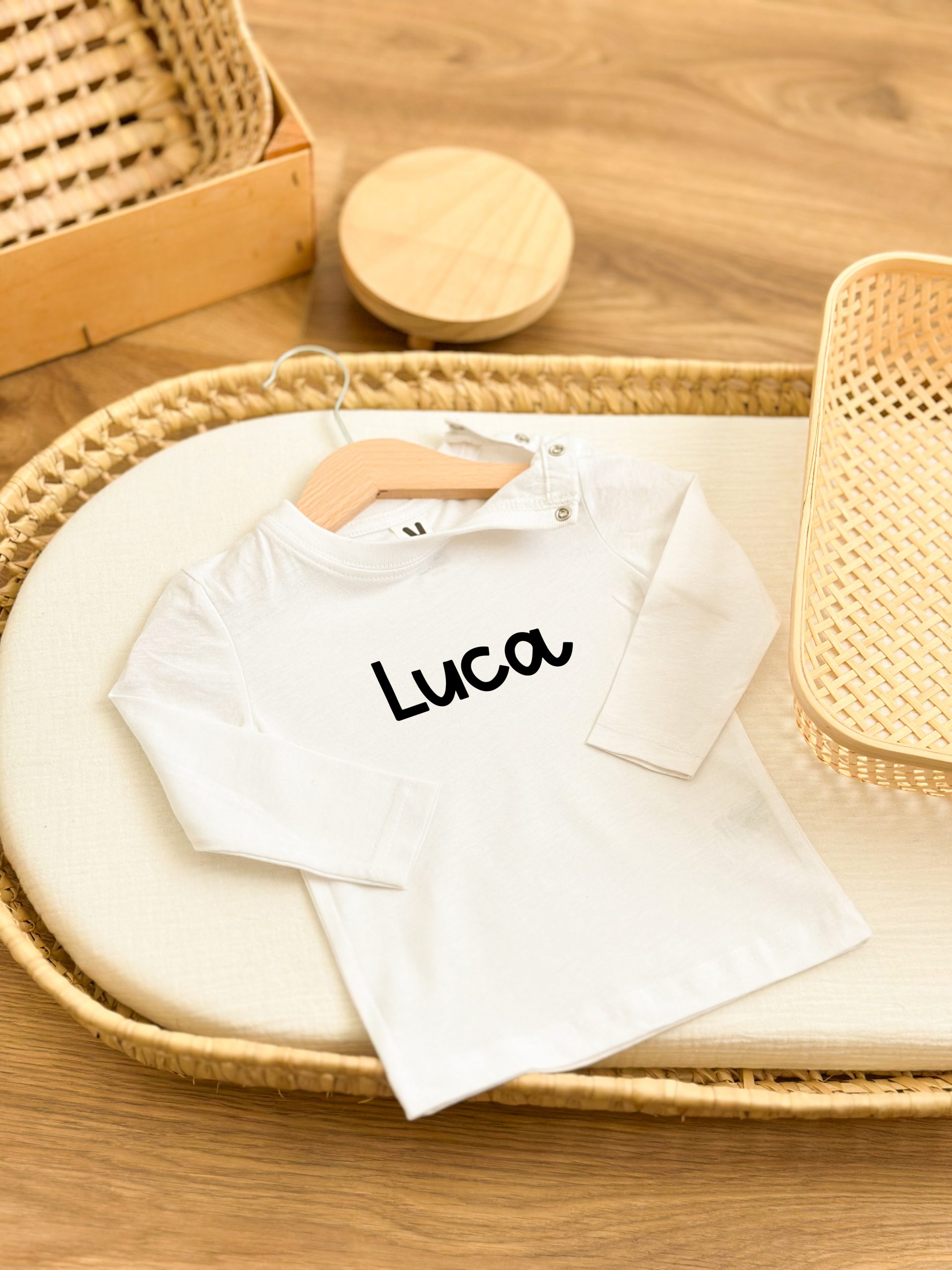 camiseta baby/kids manga larga