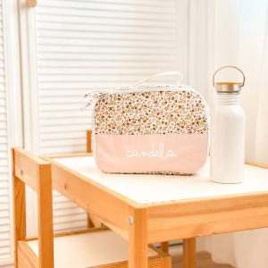 Mini nevera portátil flores