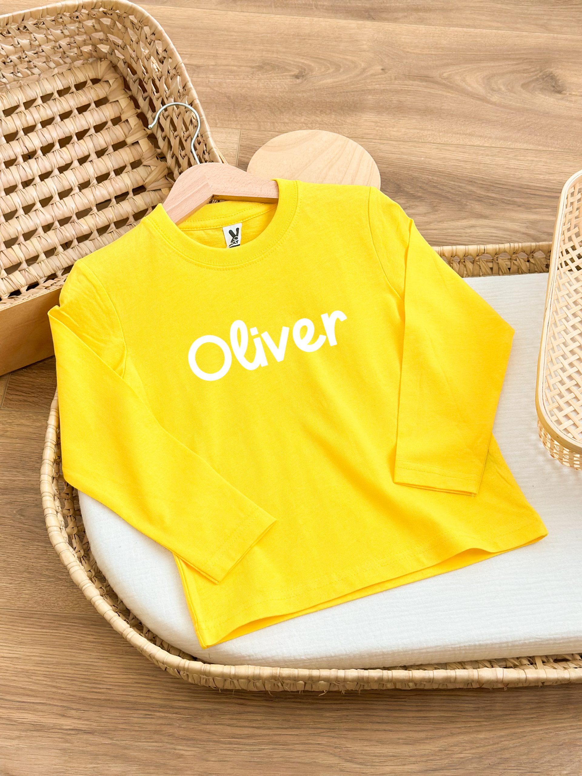 camiseta baby/kids manga larga