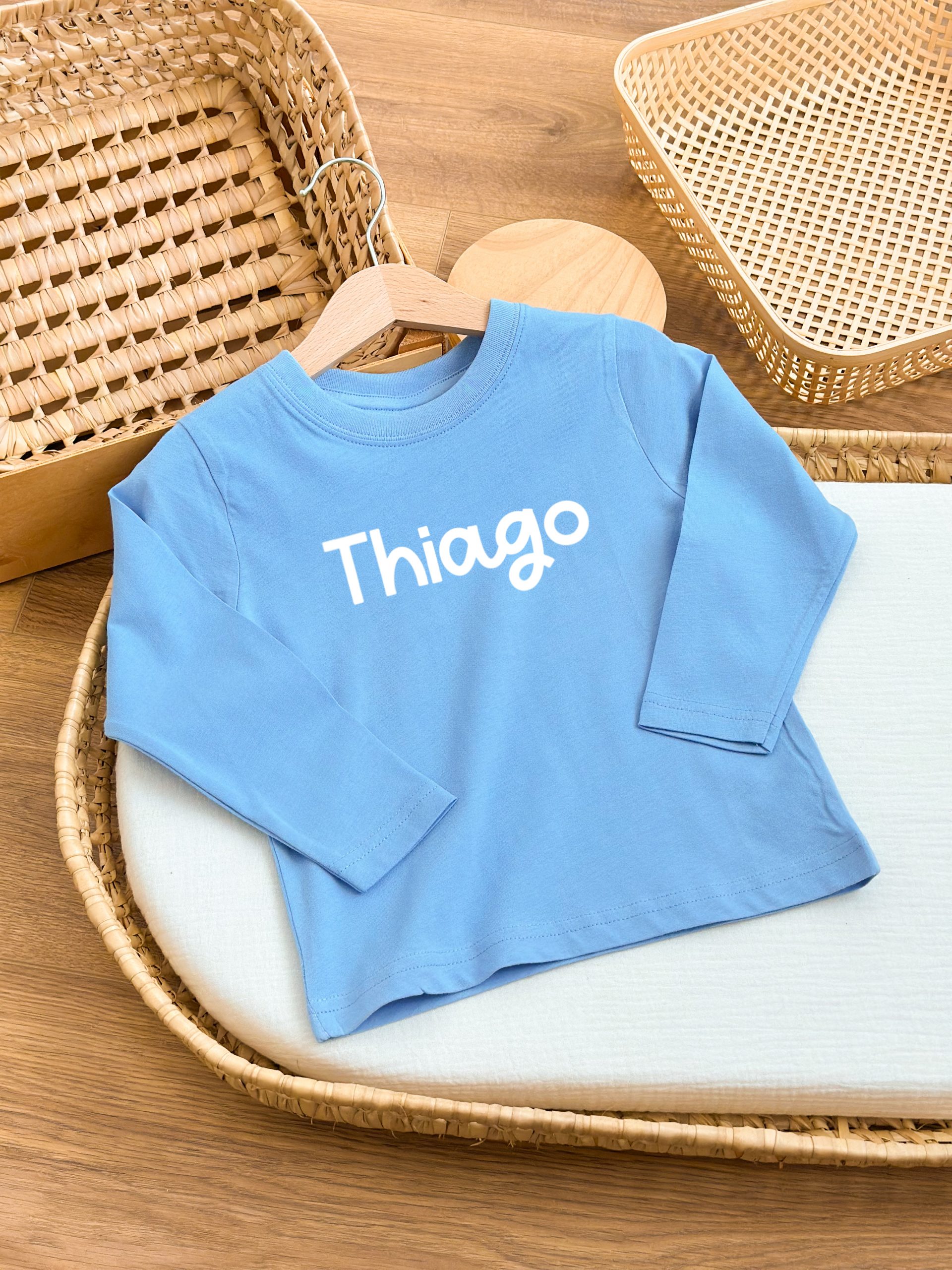 camiseta baby/kids manga larga