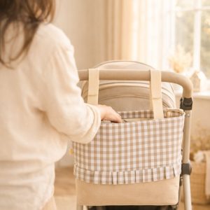 Bolso carrito bebé Vichy